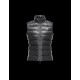 Moncler Ghany Mock Neckline Steel grey Waistcoats Nylon/Polyamid Womens 41236562FX