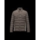 Moncler LUBERON Classic Neckline Dark green Jackets Polyamid/Elastane Mens 41378025GD