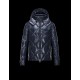 Moncler NEWMAN Detachable Hood Turtleneck Dark blue Jackets Nylon/Polyamid Mens 41456744DP