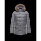 Moncler RETHEL Detachable Turtleneck Grey Jackets Wool Flannel Coyote Mens 41466932ST