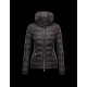 Moncler SANGLIER Inner Hood Turtleneck Black Jackets Nylon Womens 41381027MI