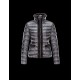 Moncler TEMPLE Ultralight Turtleneck Steel grey Jackets Nylon/Mink Womens 41456772KB