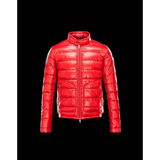 Moncler ACORUS Ultralight Red Jackets Techno Fabric/Polyamide Mens 41338935MA