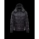 Moncler ALFRED Detachable Knit Collar Black Jackets Nylon/Polyamid Mens 41380992WK