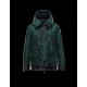 Moncler BAGES Turtleneck Dark green Jackets Nylon/Polyamide Womens 41472473TV