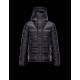 Moncler BASILE Lightweight Fixed Hood Black Jackets Nylon/Polyamide Mens 41457019EE