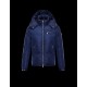 Moncler BRAD Detachable Hood Turtleneck Blue Jackets Nylon/Polyamide Mens 41459676BB