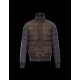 Moncler BRANDON Ultralight Turtleneck Grey Jackets Wool/Leather Mens 41464934IQ