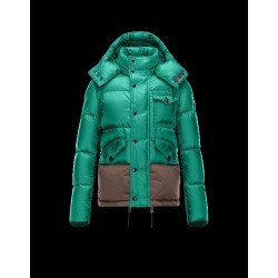 Moncler CHAMONIX Detachable Hood Turtleneck Green Jackets Polyester/Nylon Mens 41456700IN