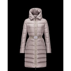 Moncler FABRE Detachable Turtleneck Dove grey Coats Techno Fabric Womens 41457123TL