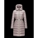 Moncler FABRE Detachable Turtleneck Dove grey Coats Techno Fabric Womens 41457123TL