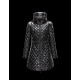 Moncler GRANDVAL Turtleneck Black Coats Nylon/Polyamide Womens 41456770TU