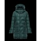 Moncler HANDEL Turtleneck Dark green Coats Nylon/Polyamide Womens 41473458QK