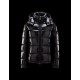 Moncler Maya Detachable Hood Black Jackets Nylon/Polyamid Mens 41236584HD