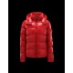 Moncler Maya Detachable Hood Red Jackets Nylon/Polyamid Mens 41236584SE