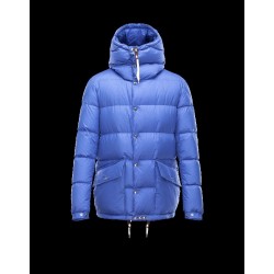 Moncler MONTCLAR Ultralight Fixed Hood Purple Jackets Cotton Mens 41456716CV