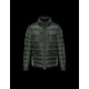 Moncler NORBERT Concealed Hood Turtleneck Dark green Jackets Nylon/Polyamid Mens 41378019PT