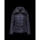 Moncler PALAS Double-Breasted Turtleneck Dark blue Jackets Nylon Womens 41457361OC