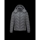 Moncler ROYALE Detachable Hood Turtleneck Grey Jackets Wool Flannel Mens 41466443TA