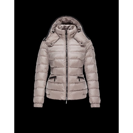 Moncler SABY Turtleneck Detachable Dove grey Jackets Technical Nylon Womens 41457124FV