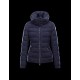 Moncler SANGLIER Turtleneck Dark blue Jackets Wool Womens 41466462TI