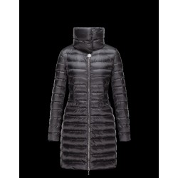 Moncler VERNOIS Ultralight Detachable Round Collar Steel grey Jackets Nylon/Feather Womens 41466225LF